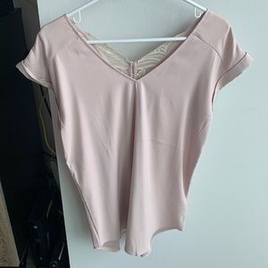 Express light pink blouse